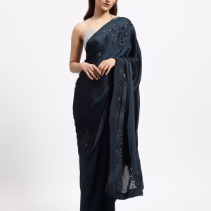 Aj Aid Embroidered Saree