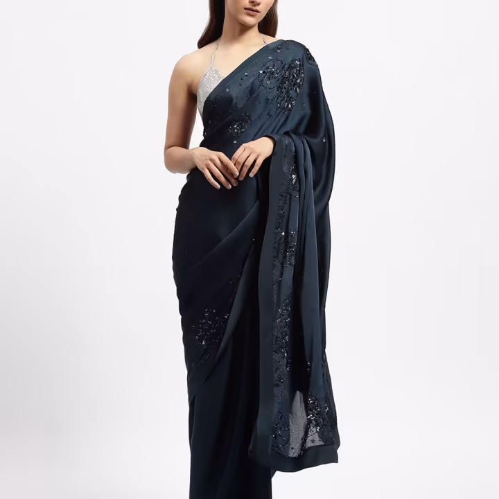 Aj Aid Embroidered Saree