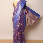 Banarasi Silk Jacquard Saree with Zari Border