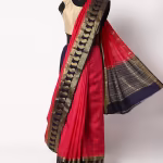 Art Silk Saree with Zari Border