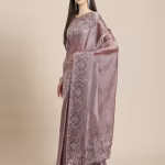 Embellished Saree with Ta