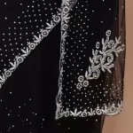 Women Embellished Saree with Lace Border