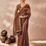 Women Striped Saree with Embellished Border