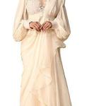 Saree Trends Women’s Faux Georgette ready to wear Frill saree with unstitched blouse
