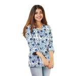 Indian Women’s Tunics Tops Cotton Hand Block Printed Short Kurti Kurta Shirt Top for Women