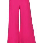 Indian Ethnic Rayon Designer Plain Casual Wear Plazo Pant for Women’s (Black, Free Size)