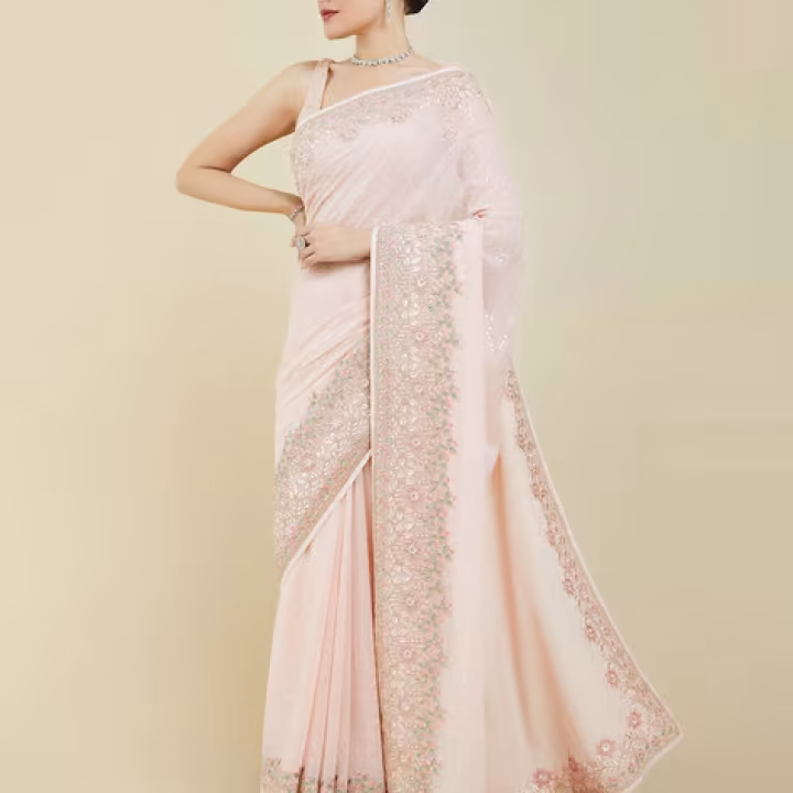 Embellished Georgette Saree