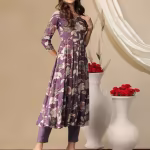 Women Floral Print Anarkali Kurta Set