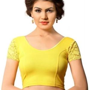 Women’s Stretchable Readymade Saree Blouse Crop Top Choli Pack of 3||Readymade||Stretchable||Festive Collection