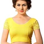 Women’s Stretchable Readymade Saree Blouse Crop Top Choli Pack of 3||Readymade||Stretchable||Festive Collection