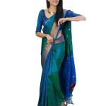 Women’s Kanjivaram Woven Soft Silk Saree With Blouse Piece