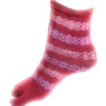 Women’s Printed Ankle Length Double Knit Thumb Cotton Multicolored Socks Combo Random Colours & Design (PACK OF