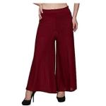 Regular Casual Plain Palazzo for Women and Girl’s (Pack of -1)