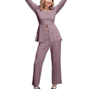 Co Ord Set for Women | Co ord Set for Women Stylish | 2 Piece Co-Ord Set | Travel Co Ord Set for Women | Office Wear Cord Set for Women |Material: Spandex