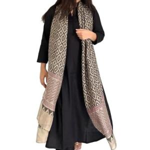 Women’s Rayon Blend Floral Straight Kurta with Pant & Dupatta