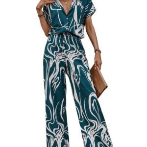 Women’s Cotton Blend Co Ord Set For Women | Co Ord Set For Women Stylish | Festive Co Ord Set For Women | Travel Co Ord Set For Women | Half Sleeve Women’s Co-Ord Set