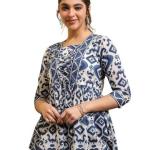 Regular Fit Tops Women Printed Shirt Top Women | Tops Women Stylish Latest | Office Wear Tops Women | Cotton Blend Tops Women | Women’s Top | Girls Top Women’s