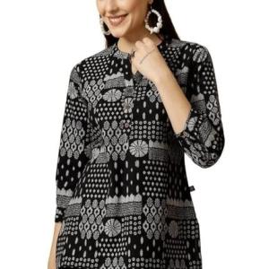 Women’s Cotton Printed Short Regular Kurti