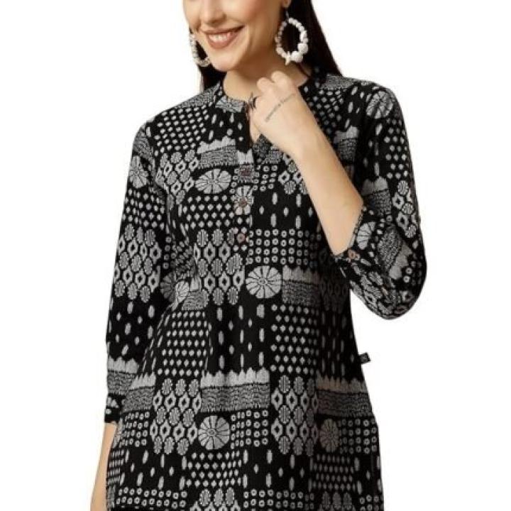 Women’s Cotton Printed Short Regular Kurti