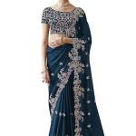 Women’s Rangoli Silk Heavy Embroidred saree